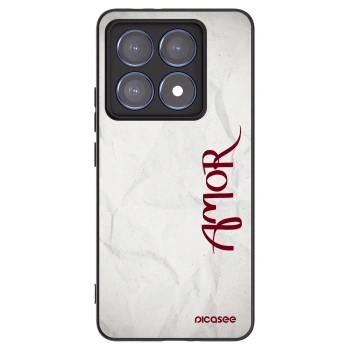Picasee silikónový čierny obal pre Xiaomi 14T Pro - Amor