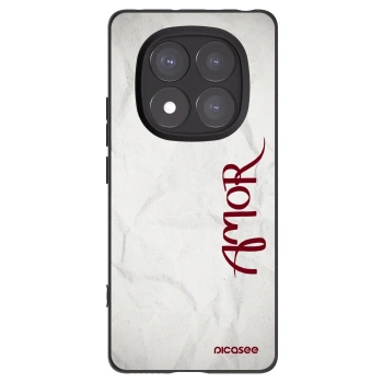 Picasee silikónový čierny obal pre Xiaomi Redmi Note 14 Pro+ 5G - Amor