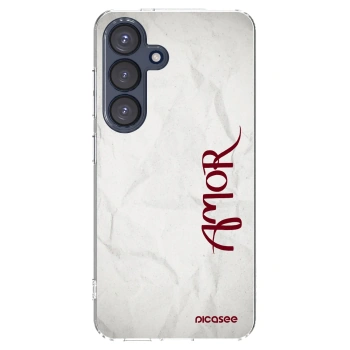 Picasee silikónový prehľadný obal pre Samsung Galaxy S25 5G - Amor