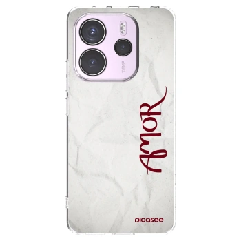 Picasee silikónový prehľadný obal pre Xiaomi Redmi Note 14 4G - Amor