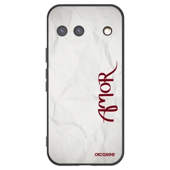 Picasee silikónový čierny obal pre Google Pixel 9 - Amor