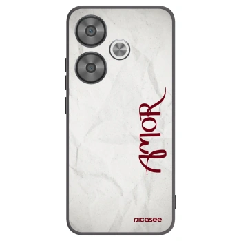 Picasee silikónový čierny obal pre Xiaomi Poco F6 - Amor