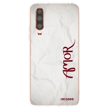 Picasee silikónový prehľadný obal pre Huawei P30 - Amor