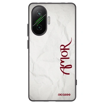 Picasee silikónový čierny obal pre Xiaomi Poco F7 Pro 5G - Amor