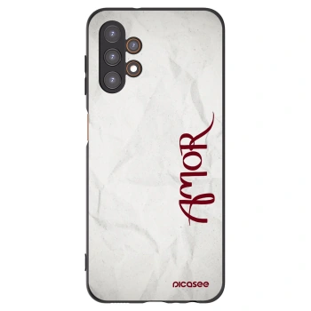Picasee silikónový čierny obal pre Samsung Galaxy A13 5G - Amor