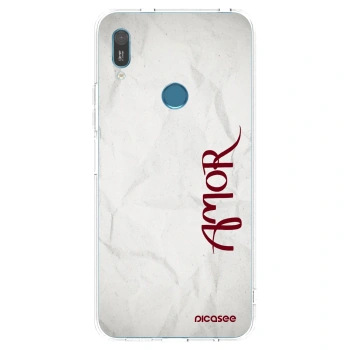 Picasee silikónový prehľadný obal pre Huawei Y6 2019 - Amor