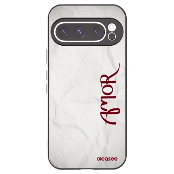 Picasee silikónový čierny obal pre Google Pixel 9 Pro XL - Amor