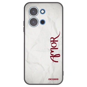 Picasee silikónový čierny obal pre Xiaomi Redmi 15C 4G - Amor