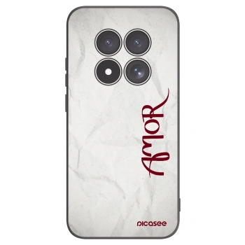 Picasee silikónový čierny obal pre Xiaomi Redmi Note 15 Pro 4G - Amor