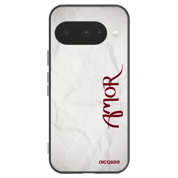 Picasee silikónový čierny obal pre Google Pixel 10 - Amor