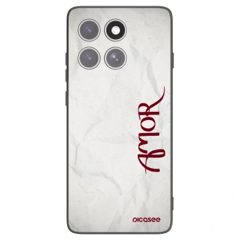 Picasee silikónový čierny obal pre Motorola Edge 60 Fusion - Amor