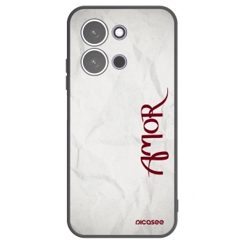 Picasee silikónový čierny obal pre Xiaomi Redmi 15C 5G - Amor