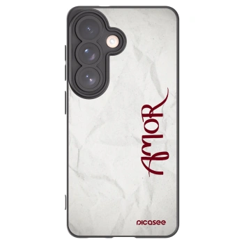 Picasee silikónový čierny obal pre Samsung Galaxy S26 - Amor