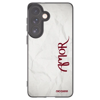 Picasee silikónový čierny obal pre Samsung Galaxy S26+ - Amor
