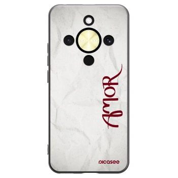 Picasee silikónový čierny obal pre Honor Magic8 Lite 5G - Amor