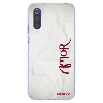 Picasee silikónový prehľadný obal pre Xiaomi Mi 9 SE - Amor