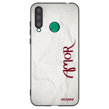 Picasee silikónový čierny obal pre Honor 20 Lite - Amor