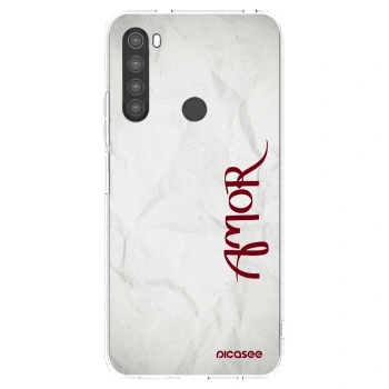 Picasee silikónový prehľadný obal pre Xiaomi Redmi Note 8 - Amor
