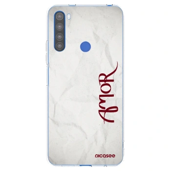 Picasee silikónový prehľadný obal pre Xiaomi Redmi Note 8T - Amor