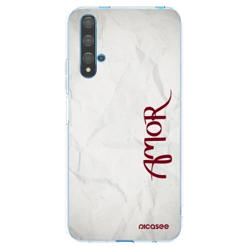 Picasee silikónový prehľadný obal pre Huawei Nova 5T - Amor
