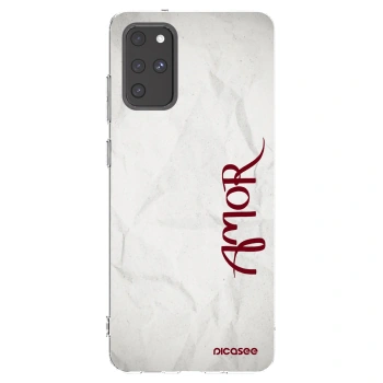 Picasee silikónový prehľadný obal pre Samsung Galaxy S20+ G985F - Amor