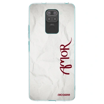 Picasee silikónový čierny obal pre Xiaomi Redmi Note 9 - Amor