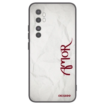 Picasee silikónový čierny obal pre Xiaomi Mi Note 10 Lite - Amor