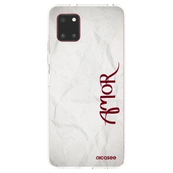 Picasee silikónový prehľadný obal pre Samsung Galaxy Note 10 Lite N770F - Amor