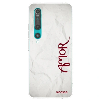 Picasee silikónový prehľadný obal pre Xiaomi Mi 10 - Amor