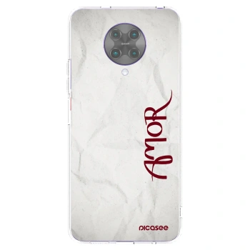 Picasee silikónový prehľadný obal pre Xiaomi Poco F2 Pro - Amor