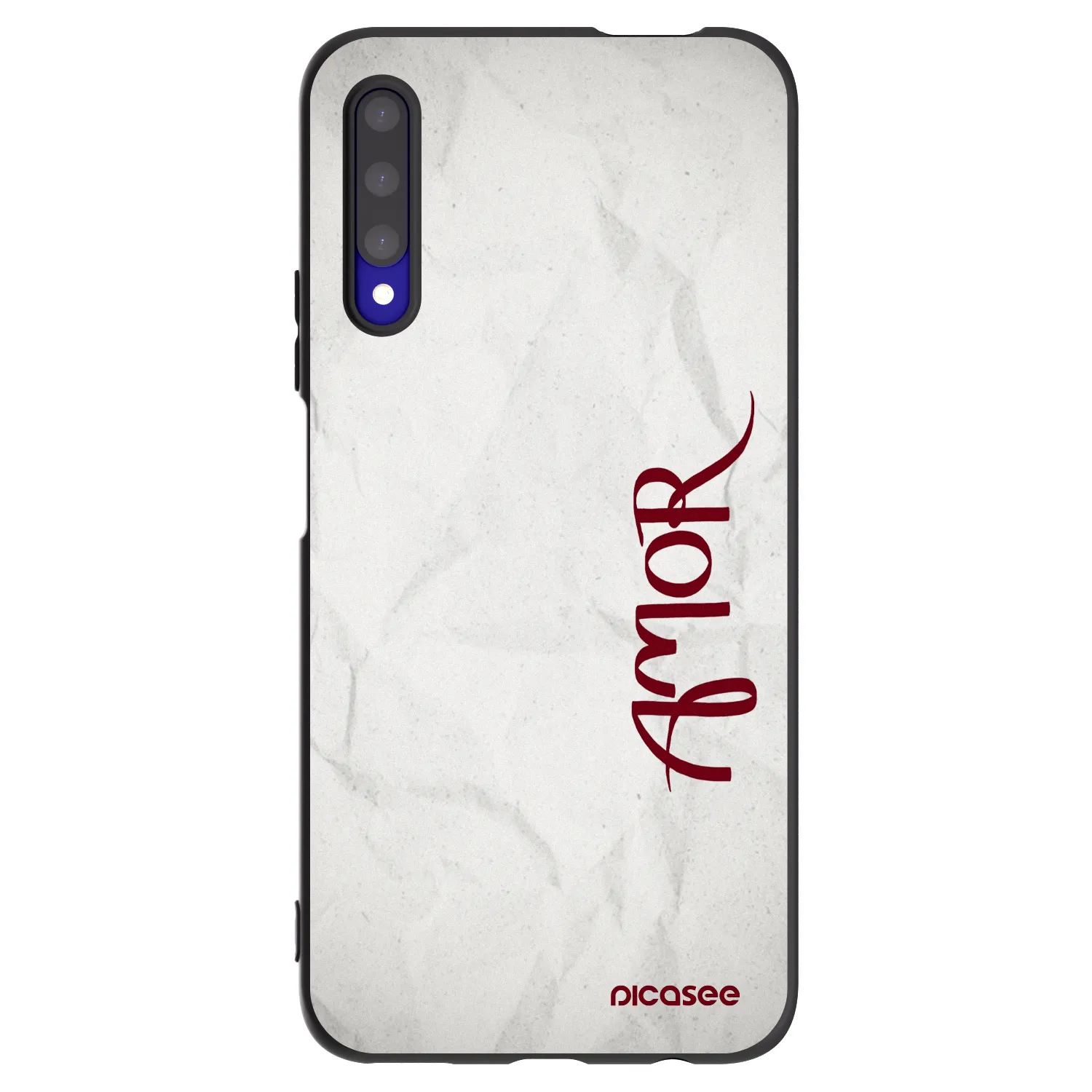 Picasee silikónový čierny obal pre Honor 9X Pro - Amor
