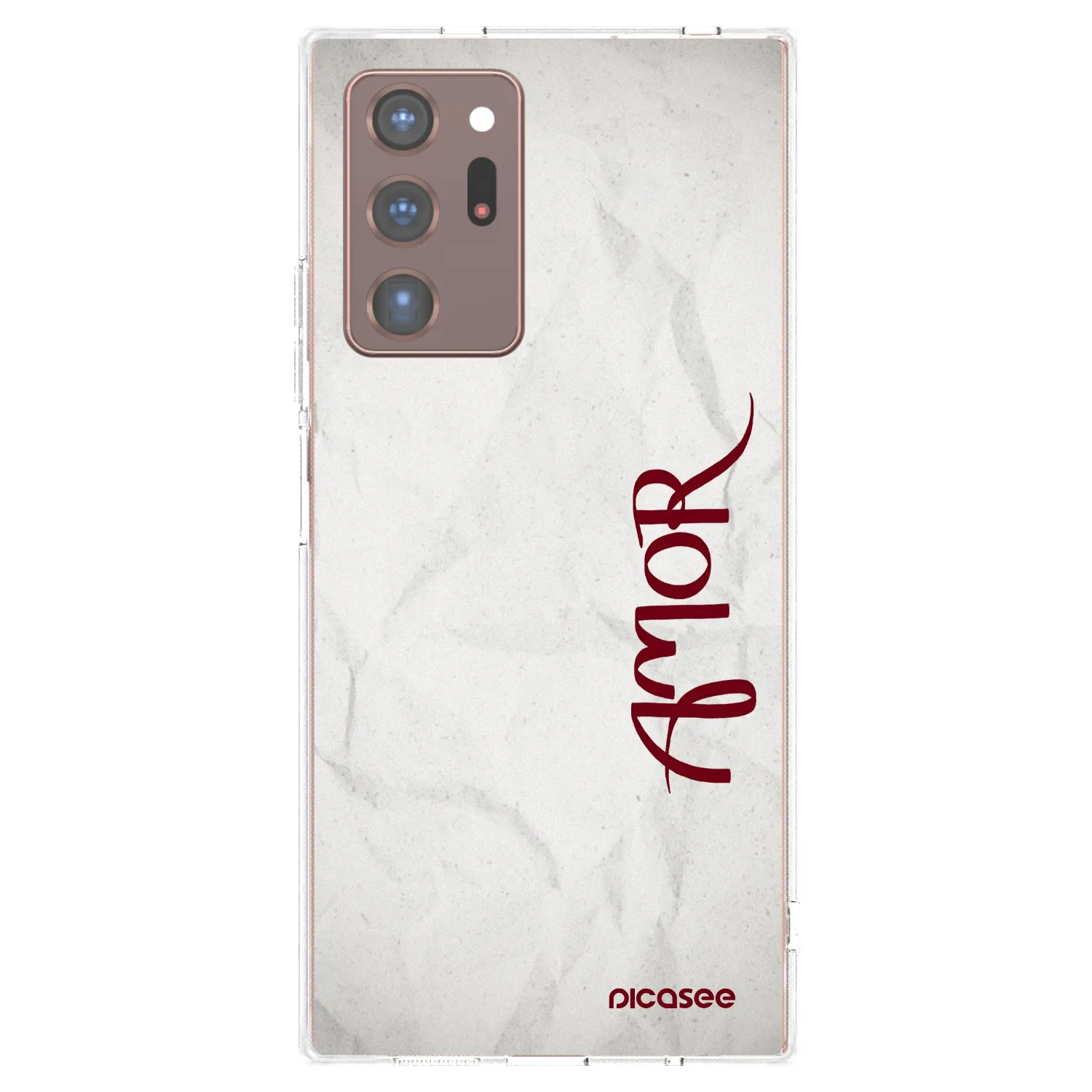 Picasee silikónový prehľadný obal pre Samsung Galaxy Note 20 Ultra - Amor