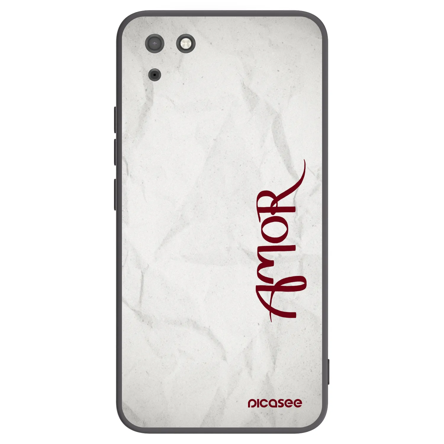 Picasee silikónový čierny obal pre Huawei Y5P - Amor