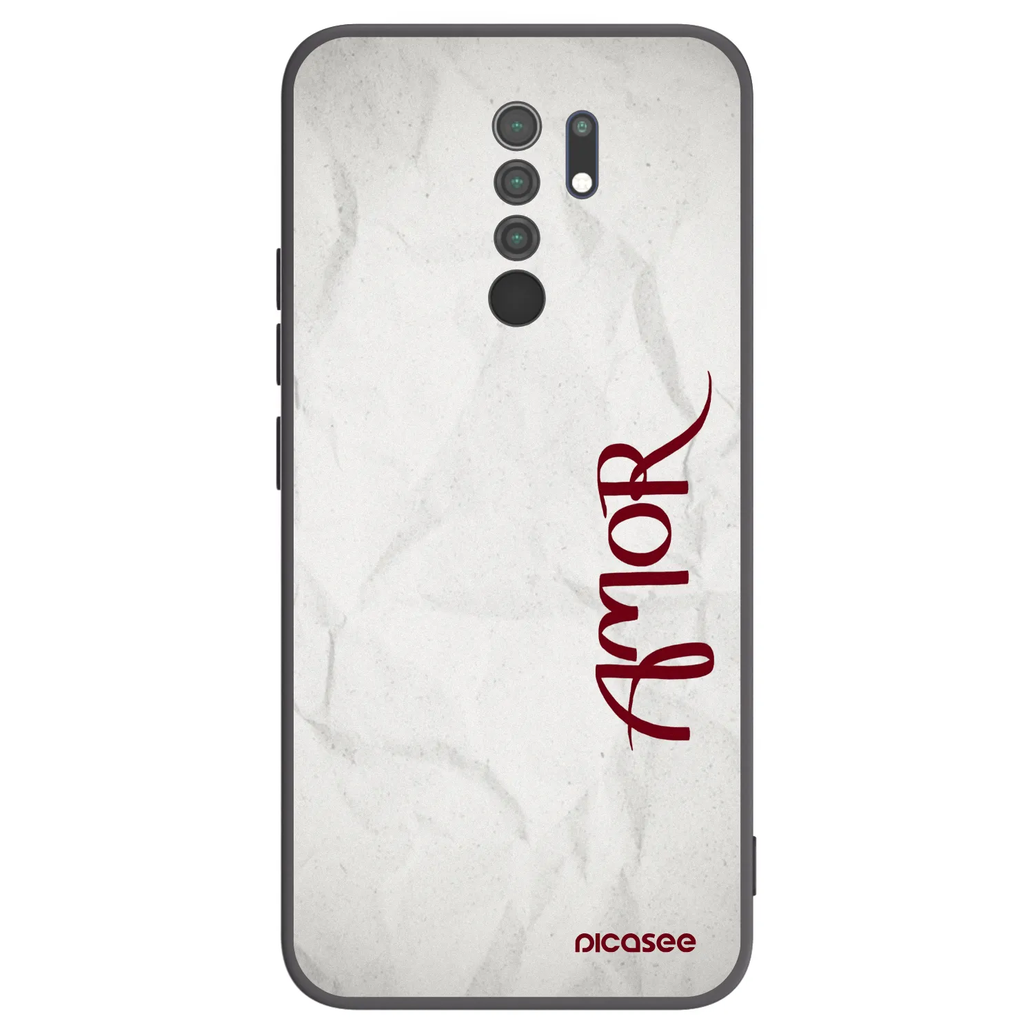 Picasee silikónový čierny obal pre Xiaomi Redmi 9 - Amor