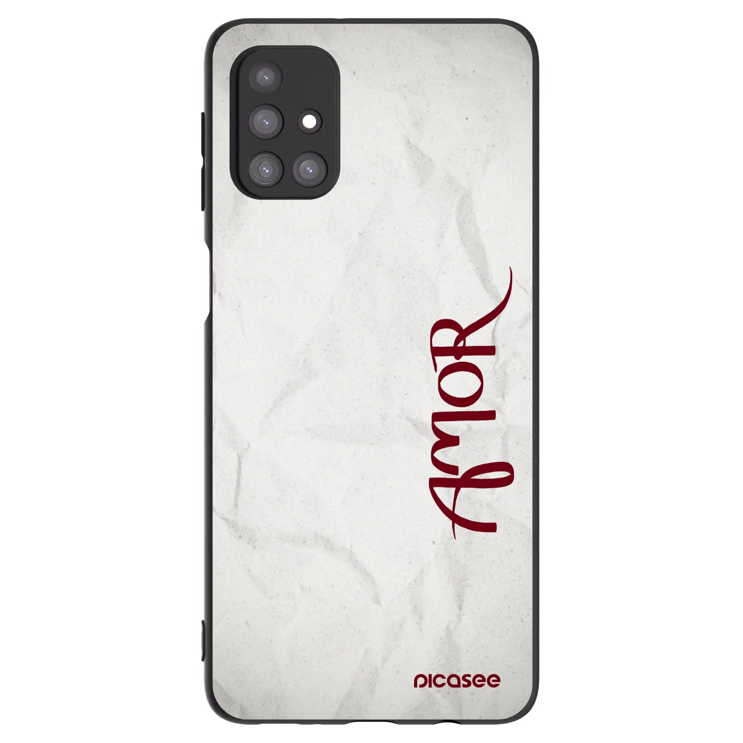 Picasee silikónový čierny obal pre Samsung Galaxy M31s - Amor