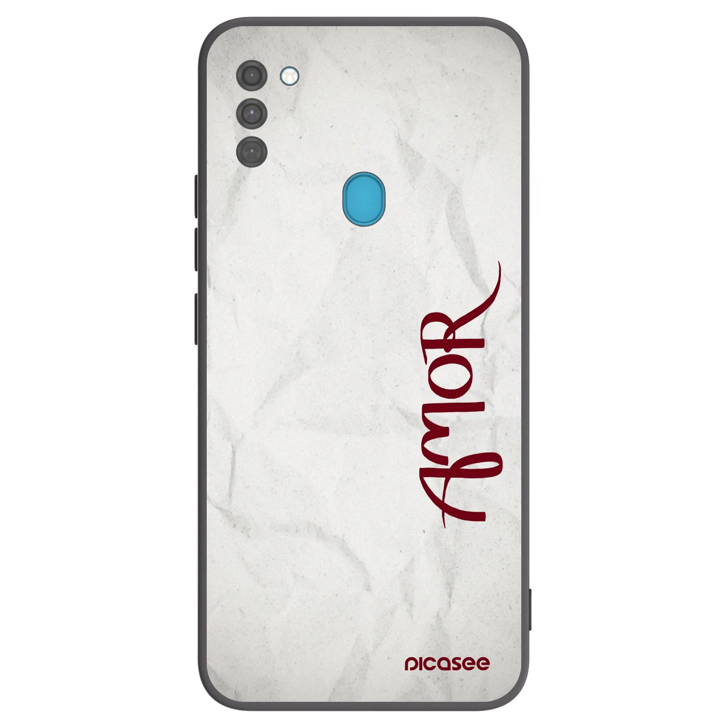 Picasee silikónový čierny obal pre Samsung Galaxy M11 - Amor