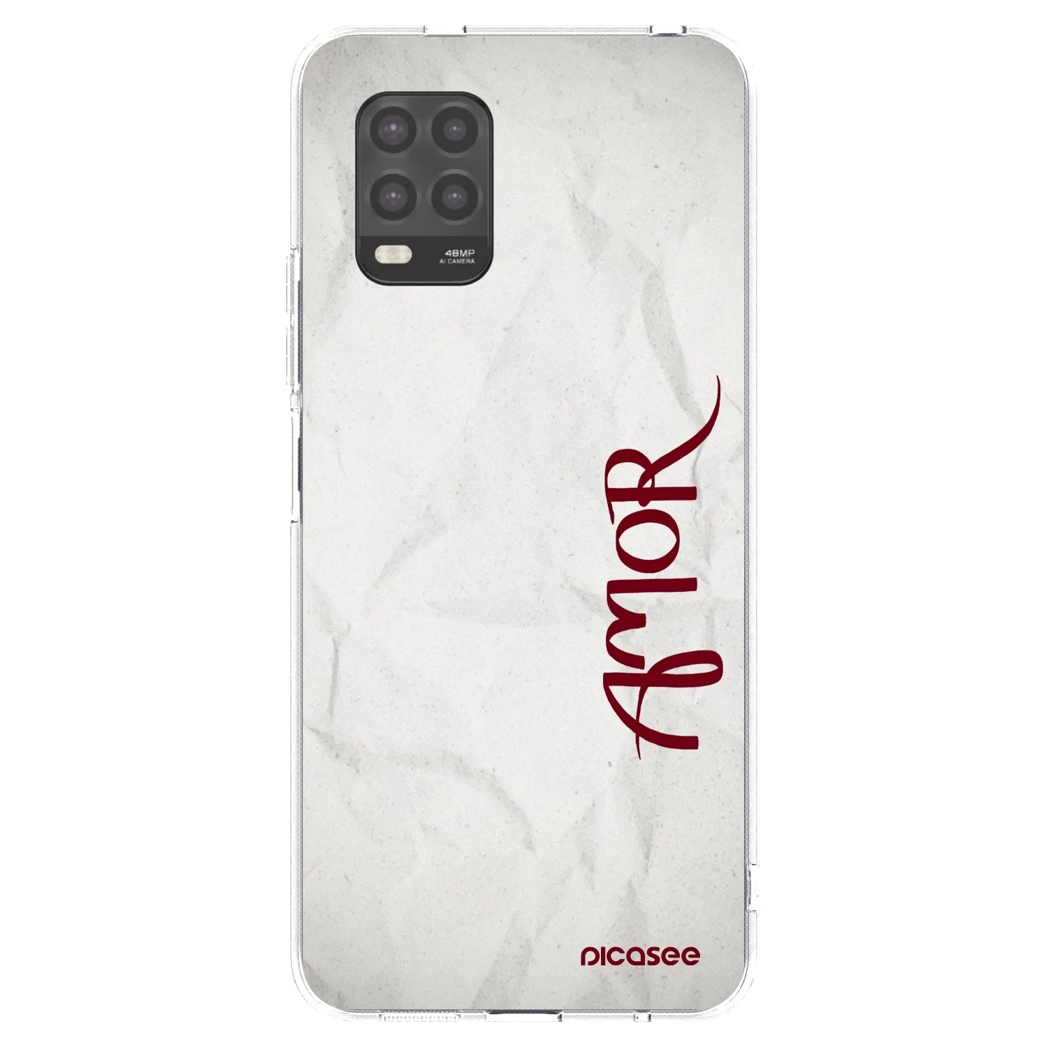 Silikónový prehľadný obal pre Xiaomi Mi 10 Lite - Amor