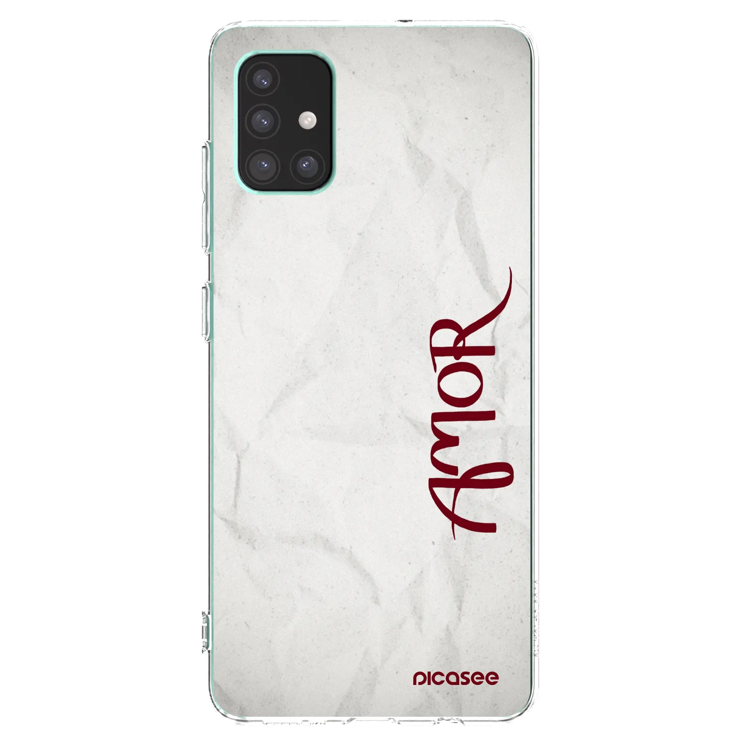 Picasee silikónový prehľadný obal pre Samsung Galaxy M51 M515F - Amor