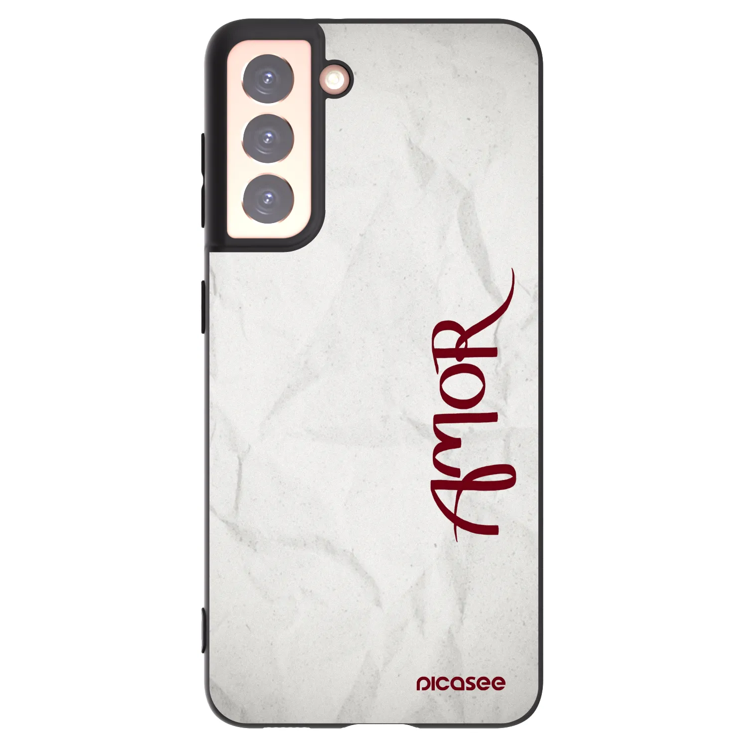 Silikónový čierny obal pre Samsung Galaxy S21 5G G991B - Amor
