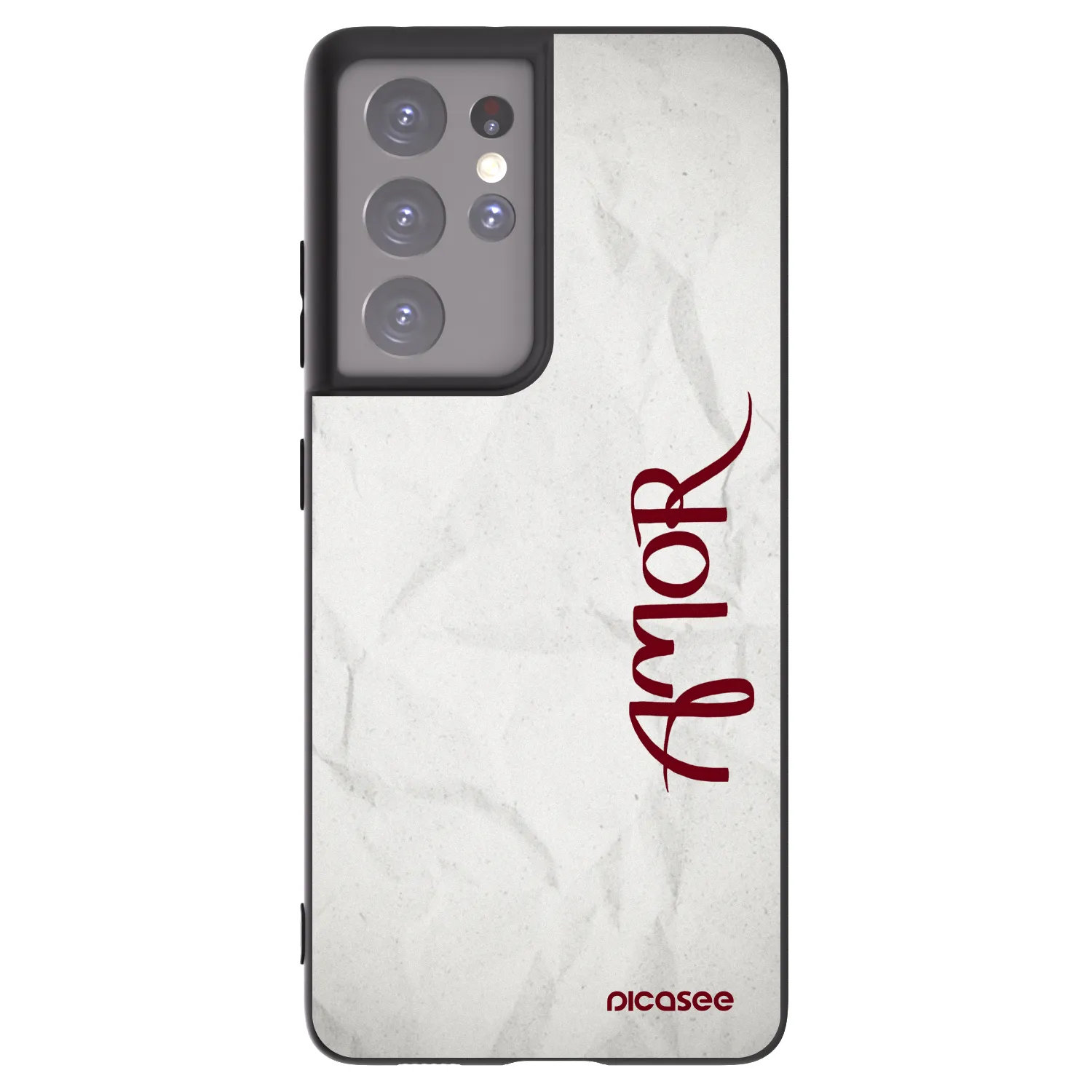 Silikónový čierny obal pre Samsung Galaxy S21 Ultra 5G G998B - Amor
