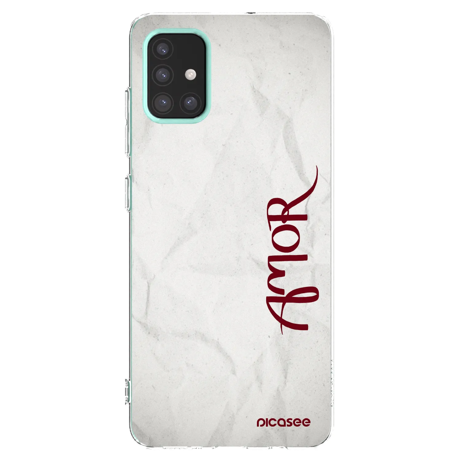 Picasee silikónový prehľadný obal pre Samsung Galaxy M31s - Amor