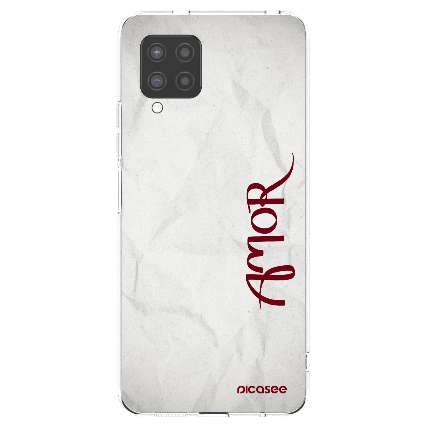 Picasee silikónový prehľadný obal pre Samsung Galaxy A42 A426B - Amor