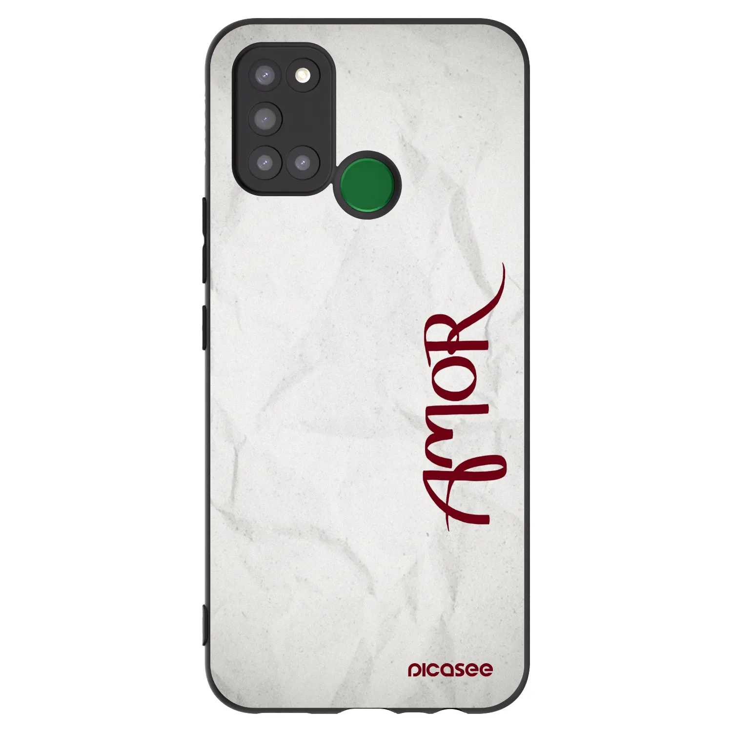 Picasee silikónový čierny obal pre Realme 7i - Amor