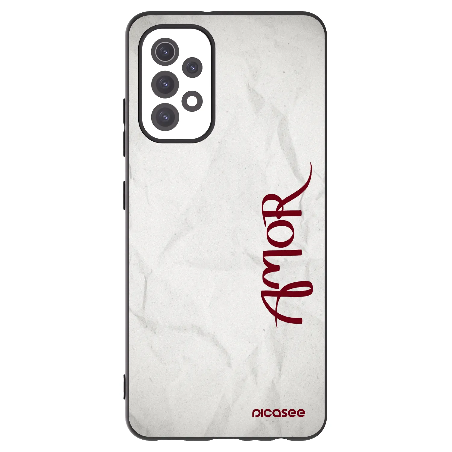 Picasee silikónový čierny obal pre Samsung Galaxy A32 5G A326B - Amor