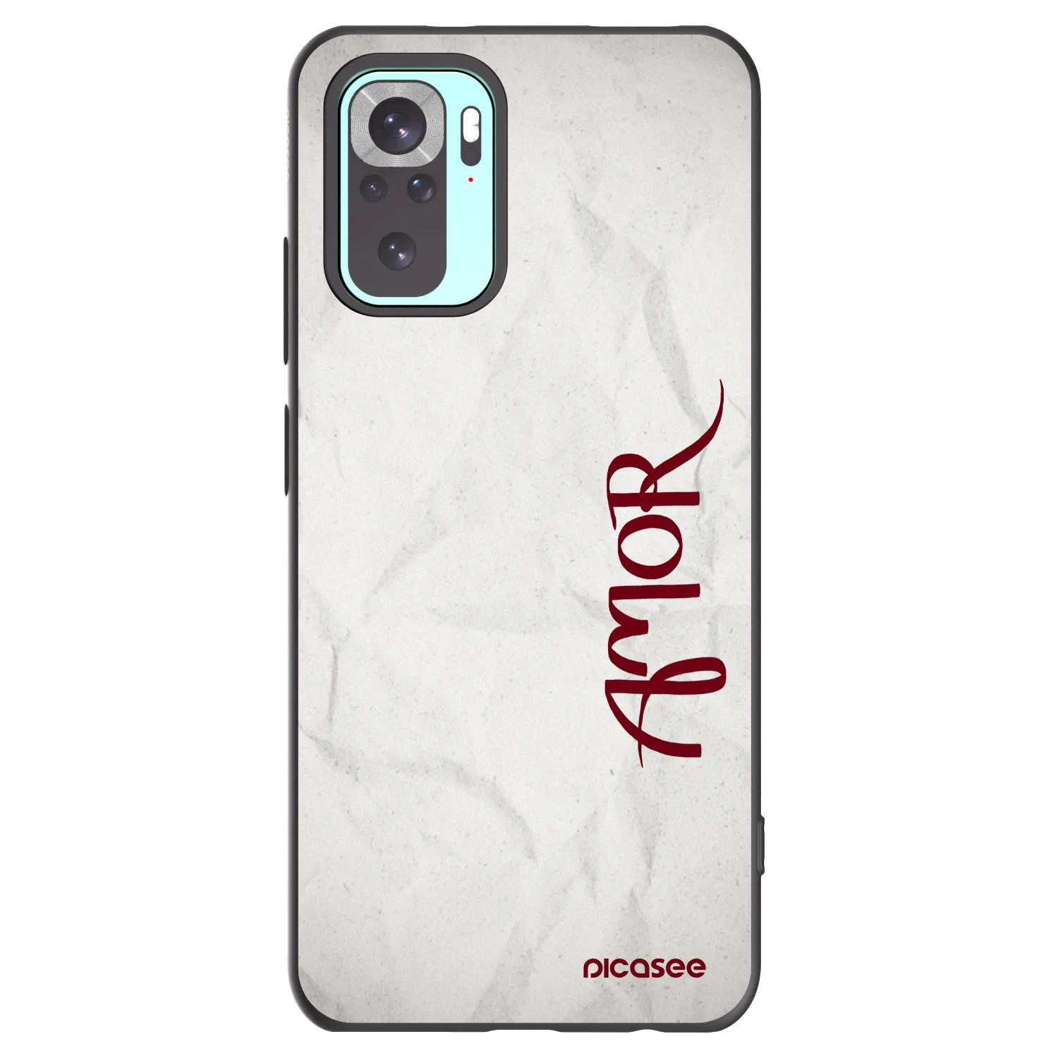 Picasee silikónový čierny obal pre Xiaomi Redmi Note 10 Pro - Amor