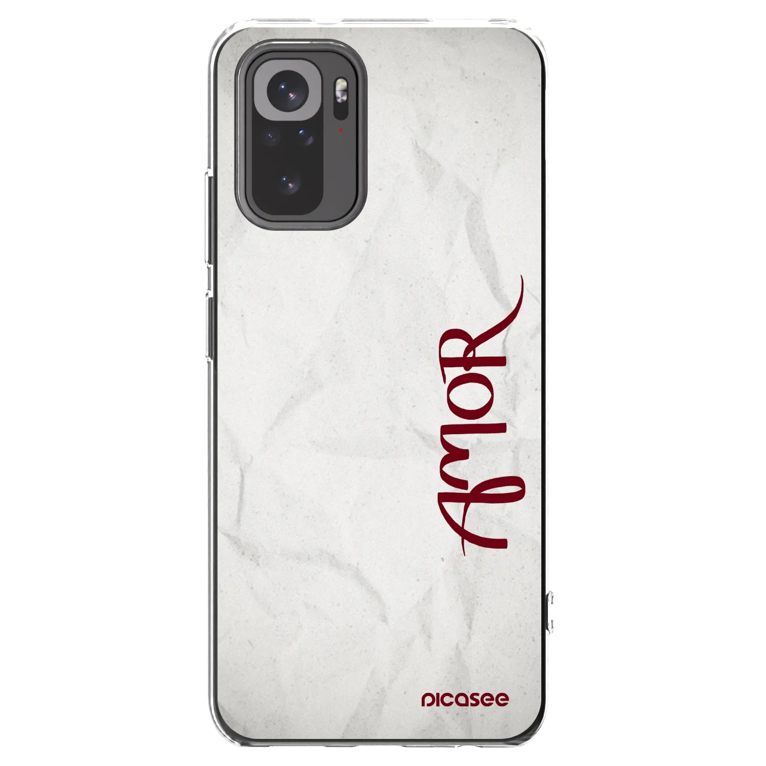 Silikónový prehľadný obal pre Xiaomi Redmi Note 10S - Amor