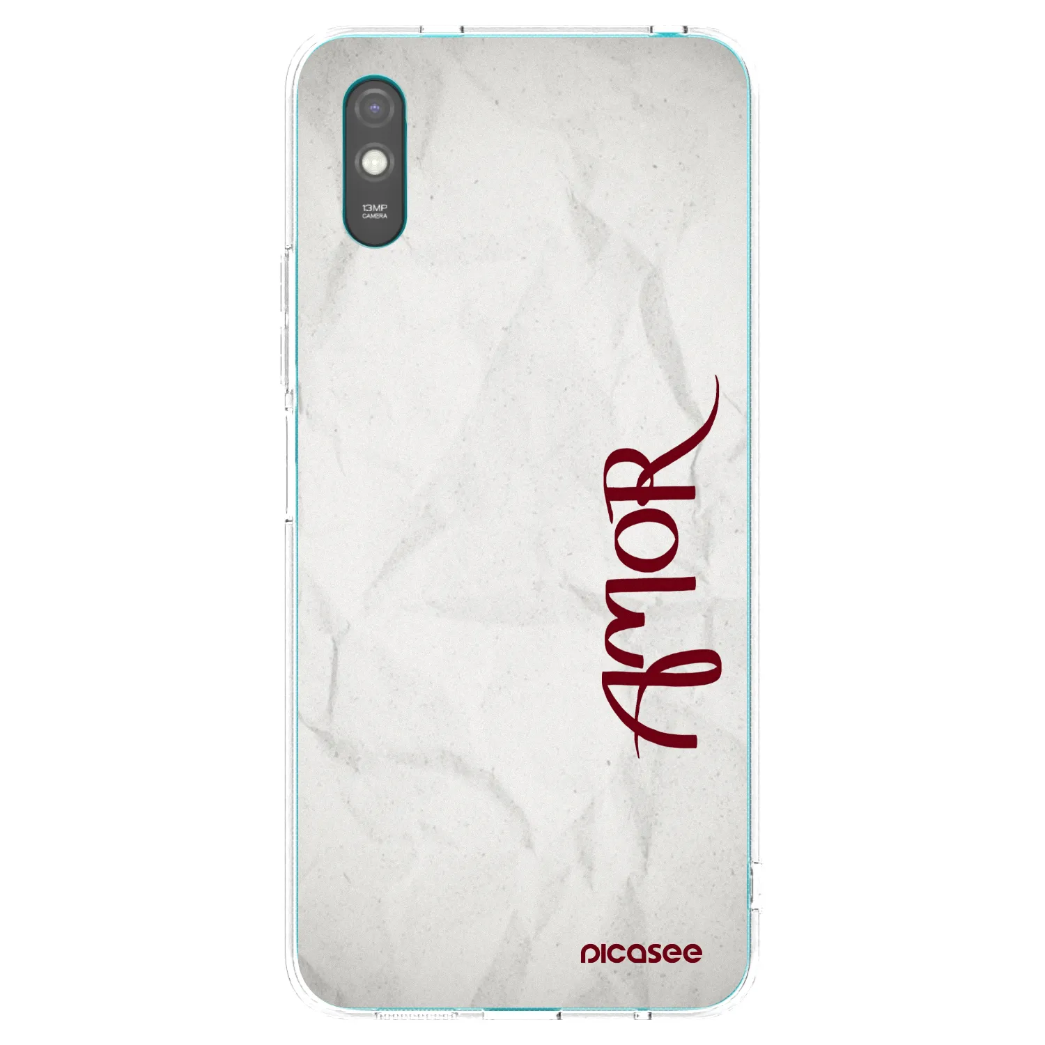 Silikónový prehľadný obal pre Xiaomi Redmi 9AT - Amor