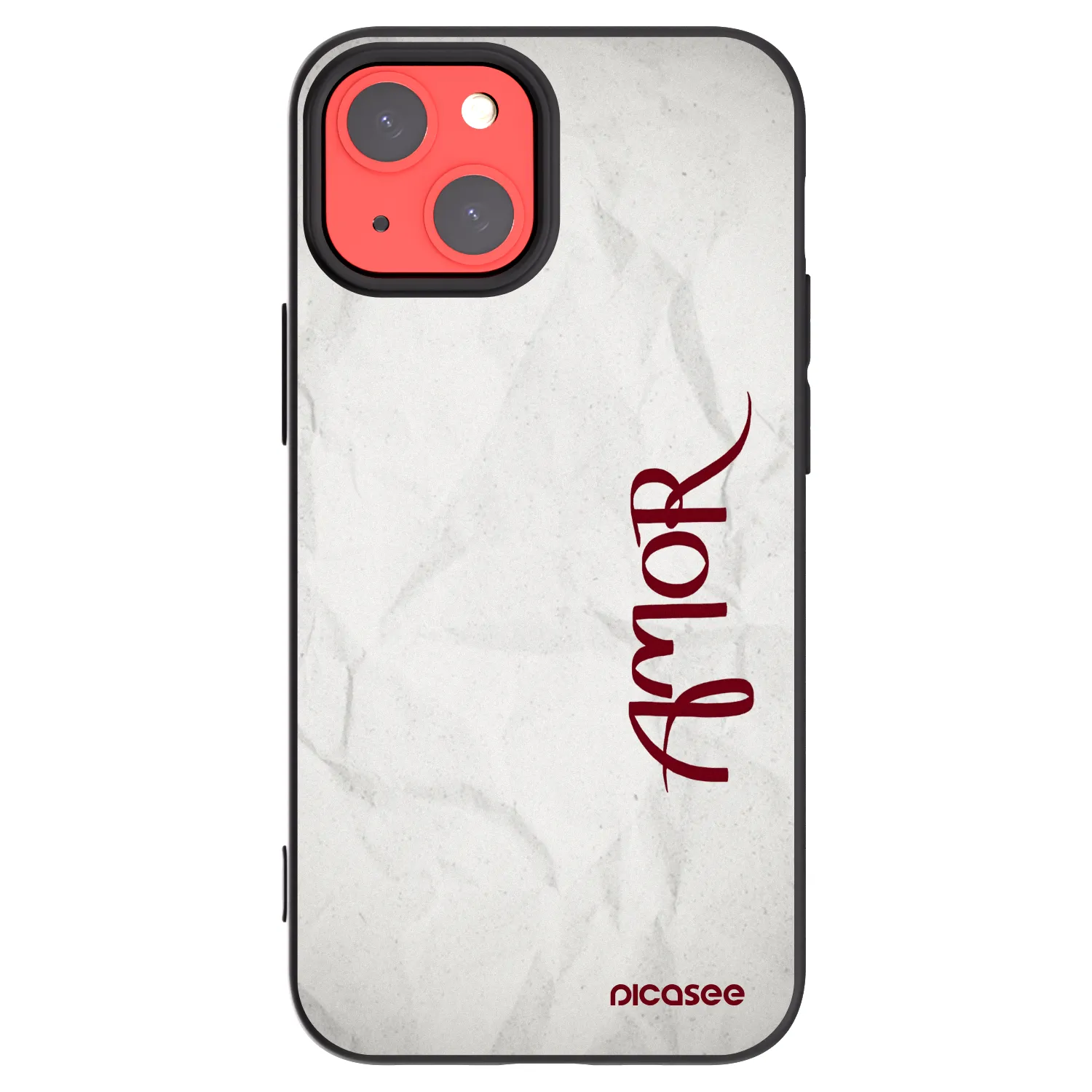 Silikónový čierny obal pre Apple iPhone 13 mini - Amor