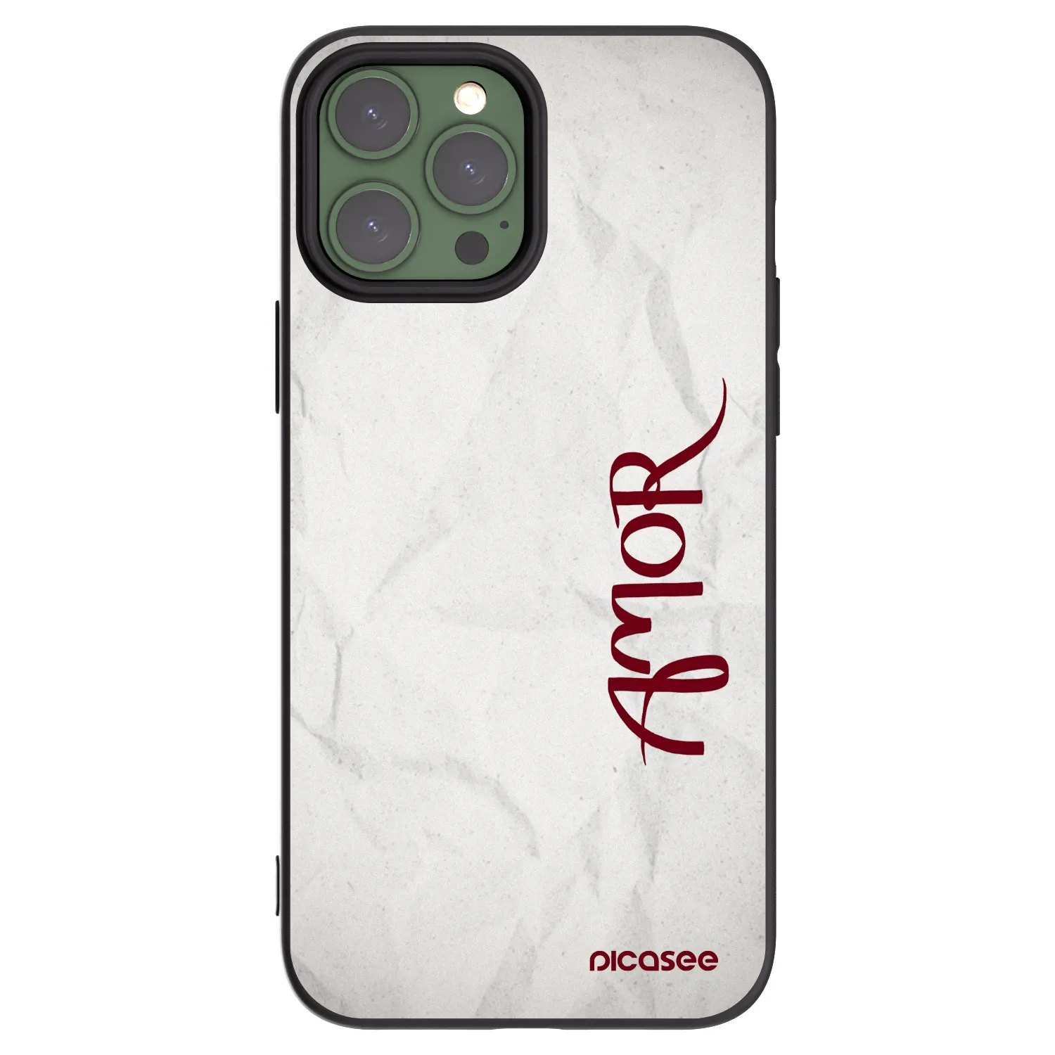 Silikónový čierny obal pre Apple iPhone 13 Pro Max - Amor