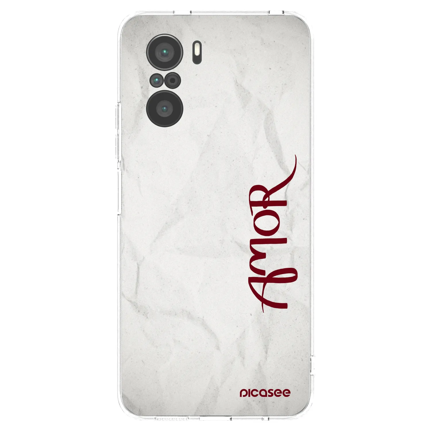 Silikónový prehľadný obal pre Xiaomi Poco F3 - Amor